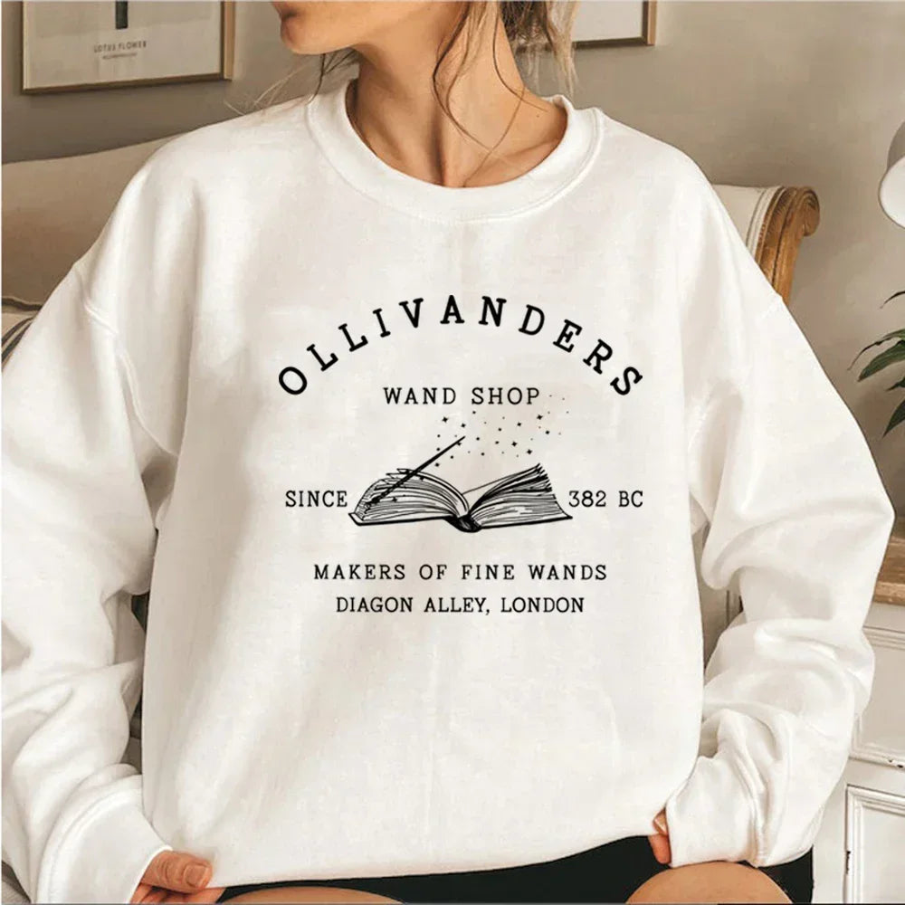 Wizard Book Shop Sweatshirt HP Sweater Magic Wizard Hoodies