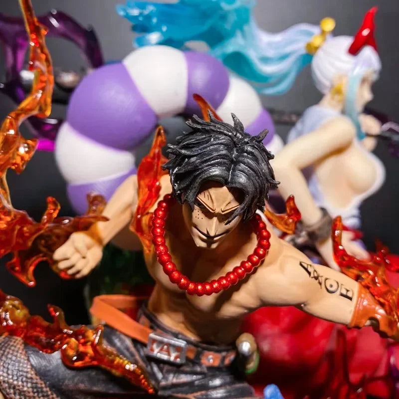 New 30cm One Piece Action Figure Yamato And Portgas D Ace