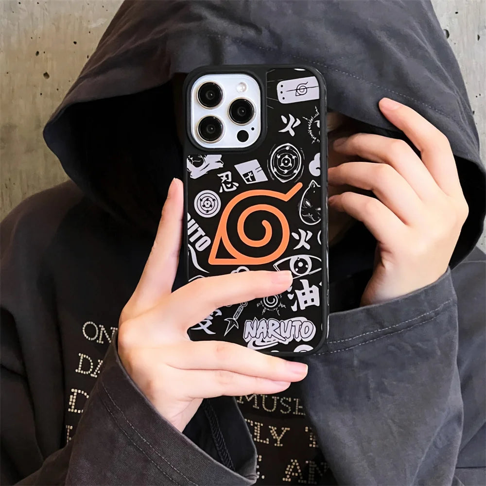 Bandai Anime Akatsuki Clouds Kurama Cases for iphone