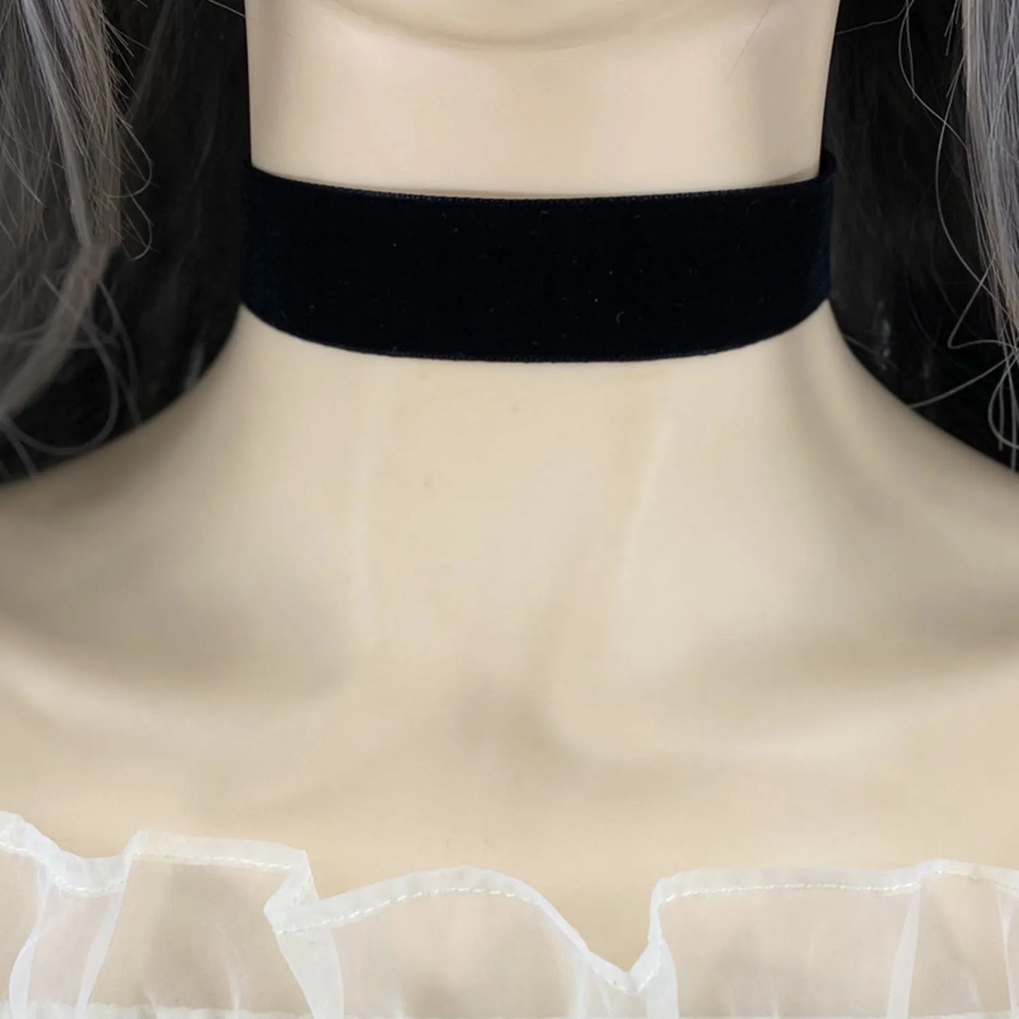 Gothic Style Black Velvet Choker Necklaces