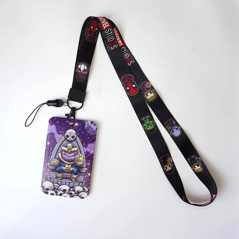 Anime Credential HolderCool Keychain Lanyard For Keys ID Card Sleeve Badge Holder Cartoon Keyring Neck