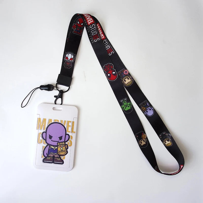 Anime Credential HolderCool Keychain Lanyard For Keys ID Card Sleeve Badge Holder Cartoon Keyring Neck