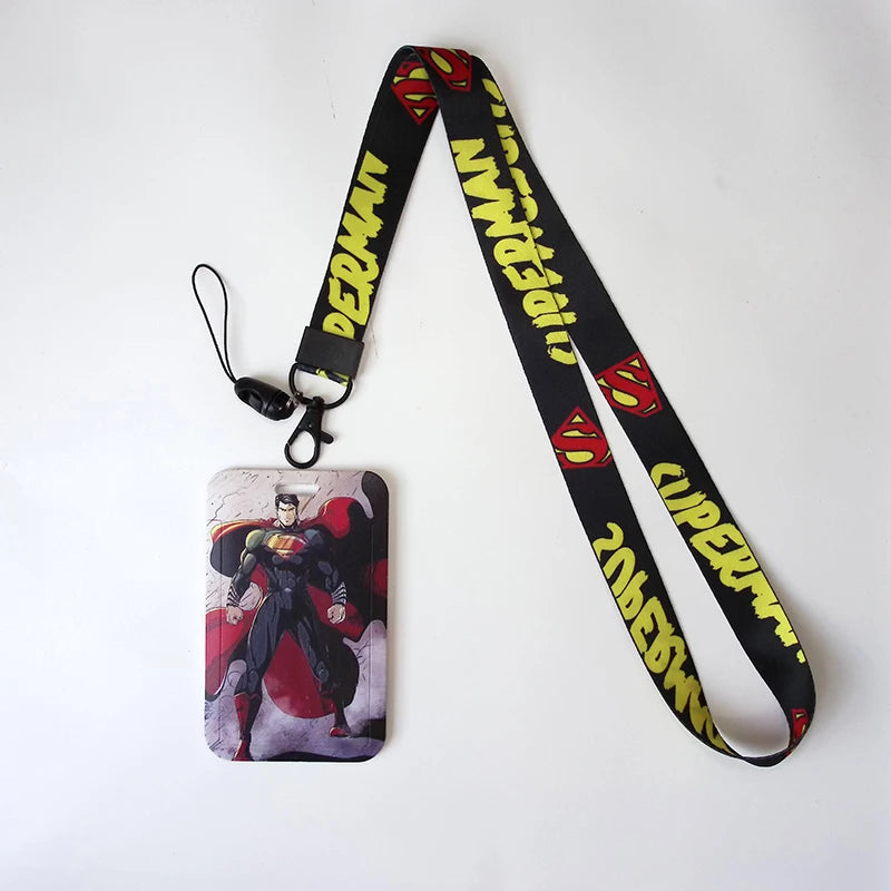 Anime Credential HolderCool Keychain Lanyard For Keys ID Card Sleeve Badge Holder Cartoon Keyring Neck