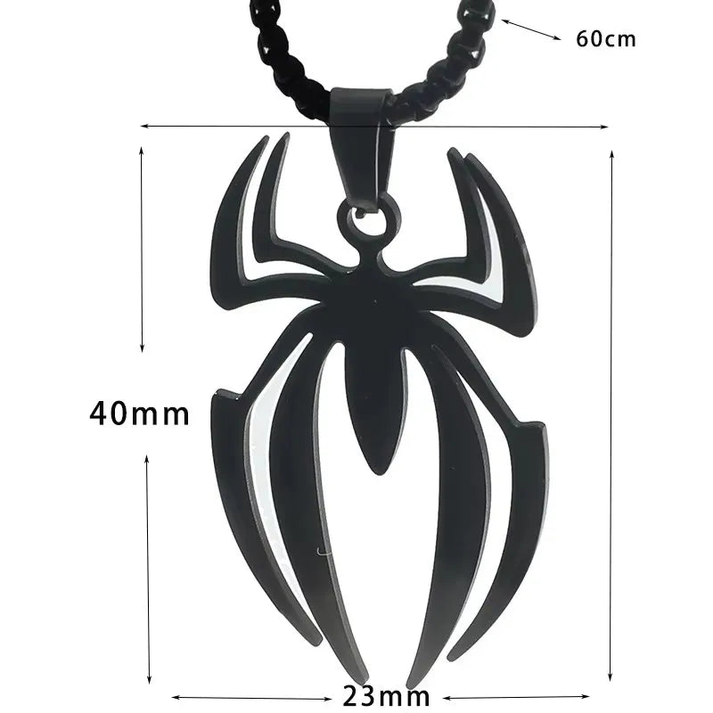 Superhero Spider Logo Cosplay Necklace