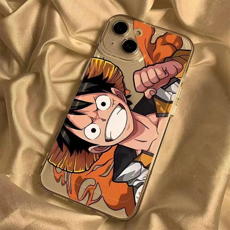 One PIECE Luffy and Solon Handsome Phone Case for iPhone