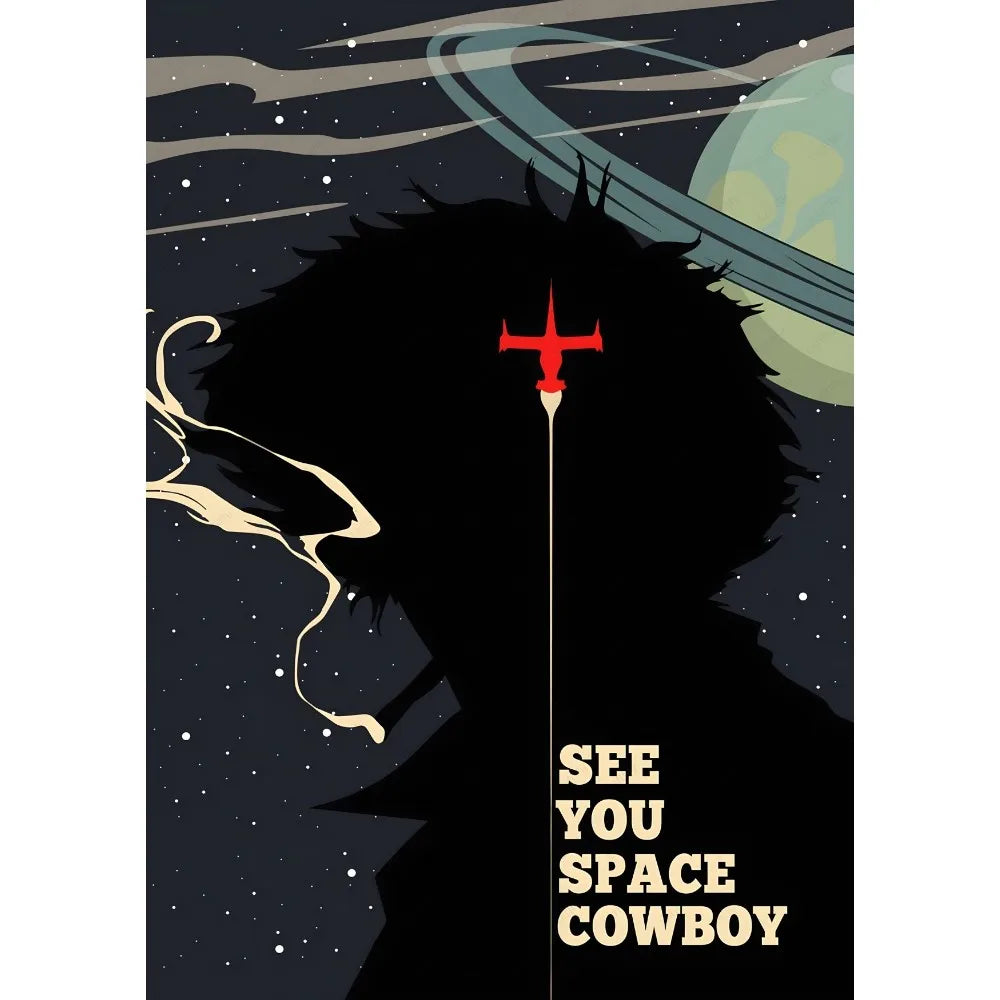 C-Cowboy B-Bebop Anime Retro Poster