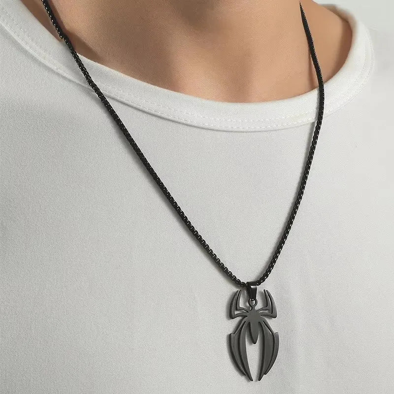 Superhero Spider Logo Cosplay Necklace