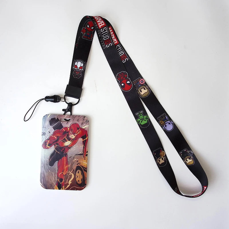 Anime Credential HolderCool Keychain Lanyard For Keys ID Card Sleeve Badge Holder Cartoon Keyring Neck