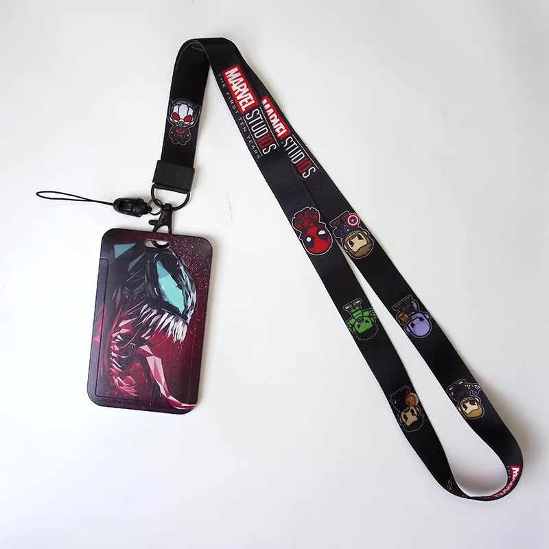 Anime Credential HolderCool Keychain Lanyard For Keys ID Card Sleeve Badge Holder Cartoon Keyring Neck