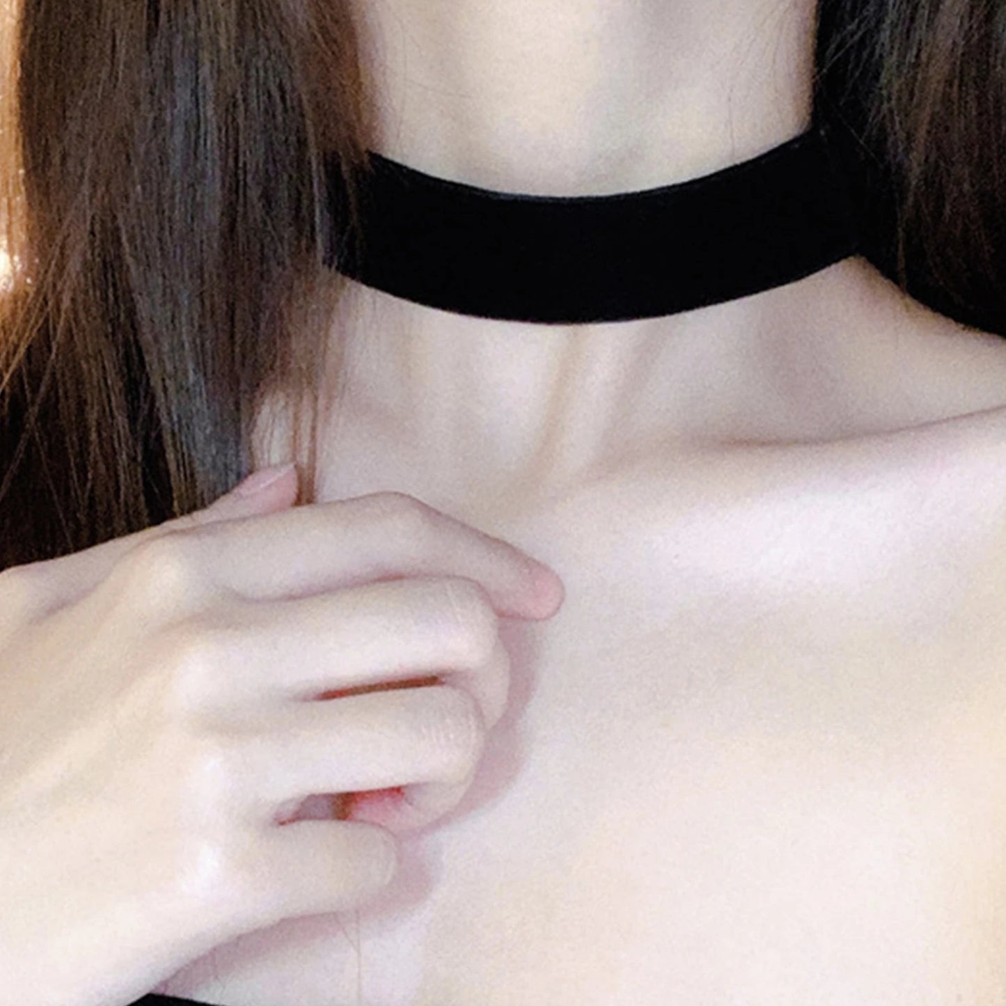 Gothic Style Black Velvet Choker Necklaces