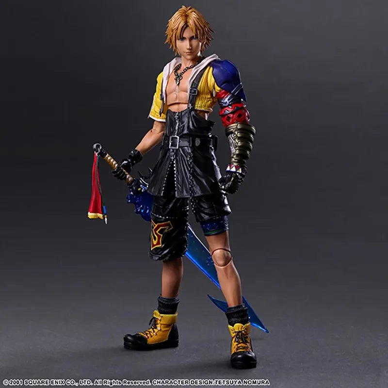 25CM NEW Anime Play Arts TIDUS Final Fantasy X Pvc Action Figure