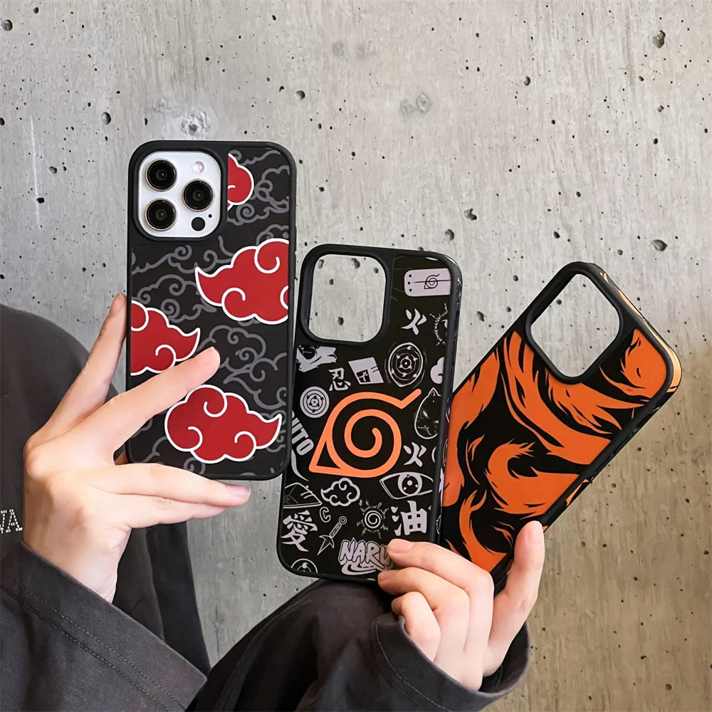 Bandai Anime Akatsuki Clouds Kurama Cases for iphone