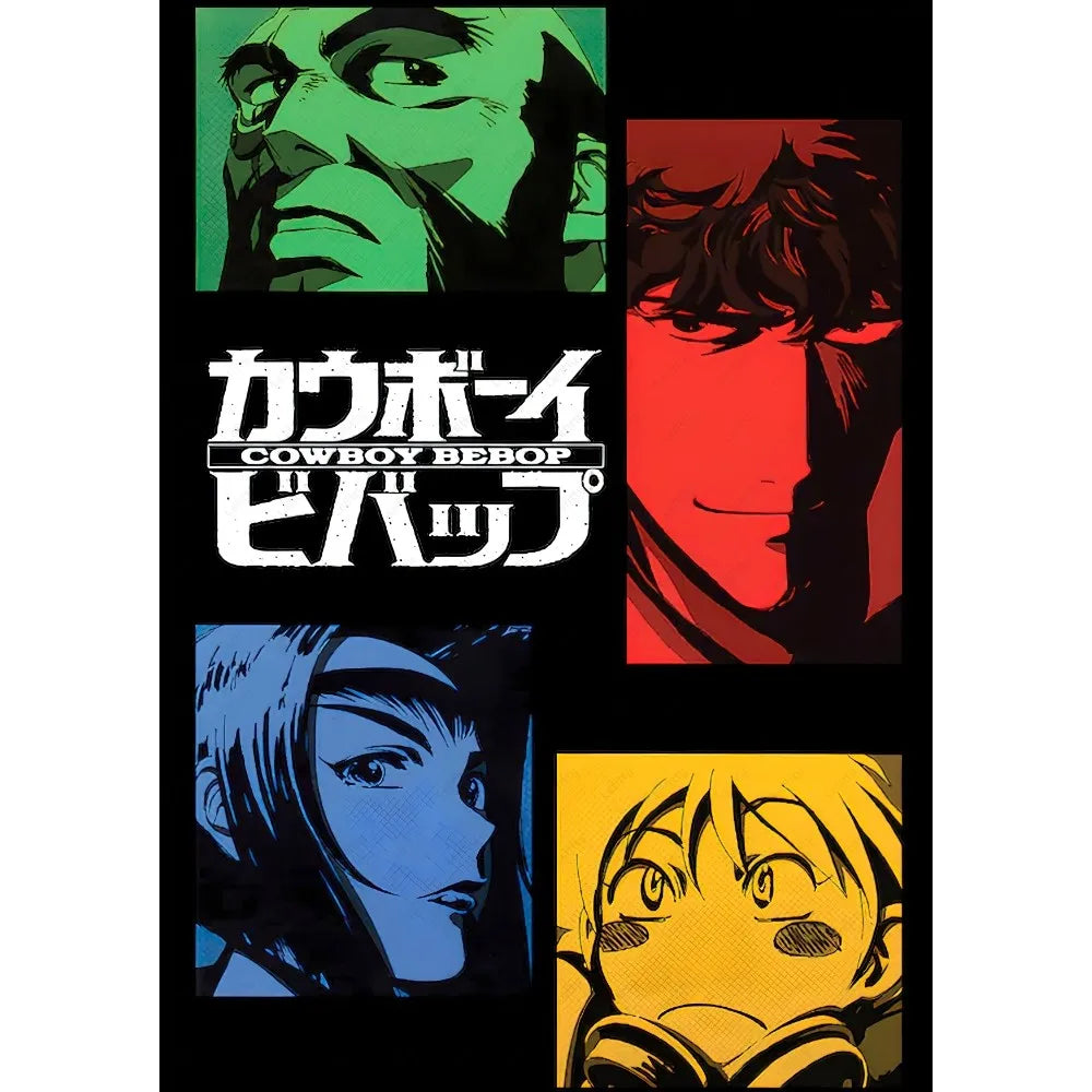 C-Cowboy B-Bebop Anime Retro Poster