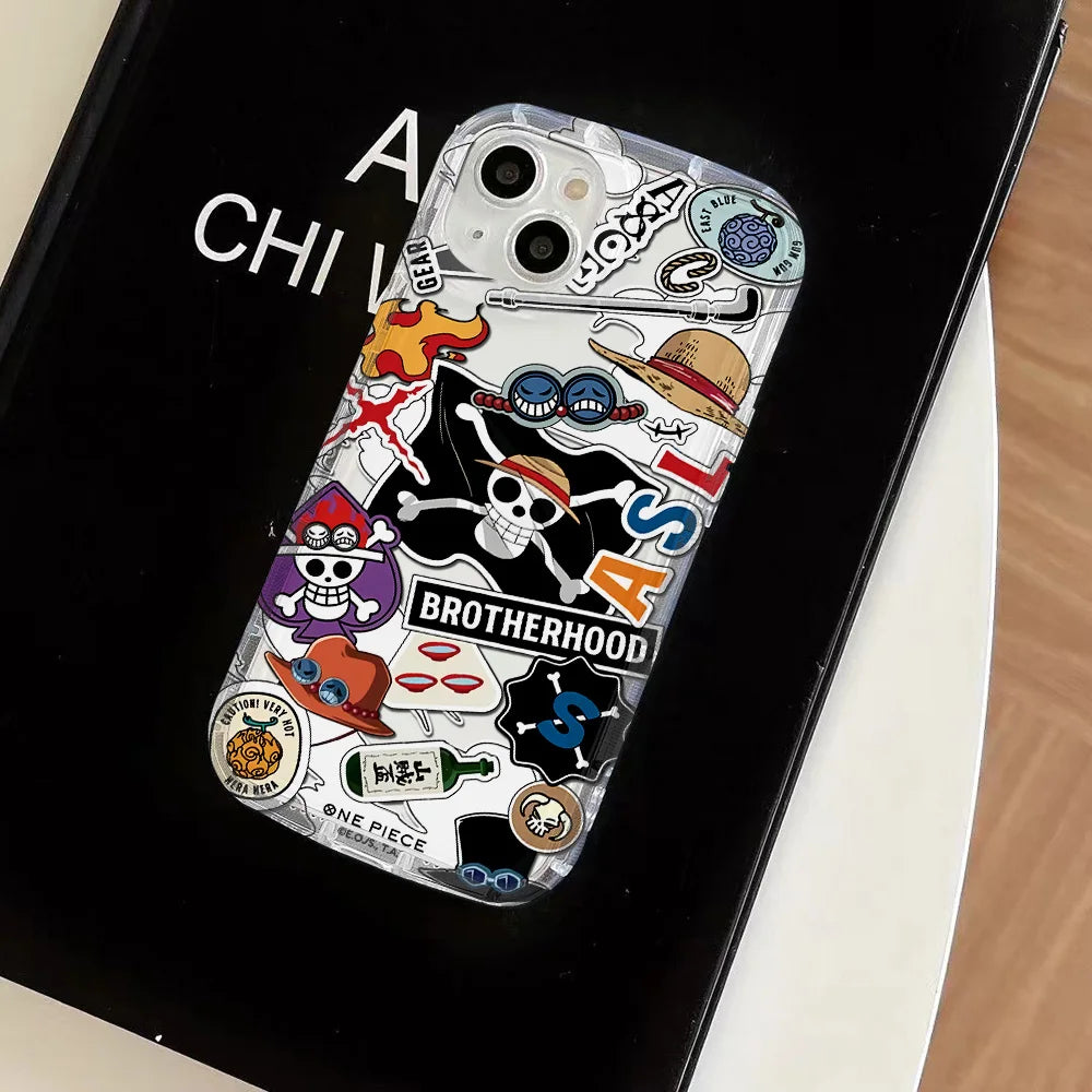 Anime O-One P-Pieces Clear Case for IPhone