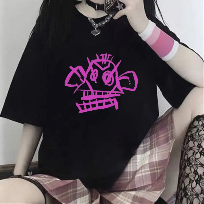 Jinx Arcane Monkey T Shirt Anime Cosplay