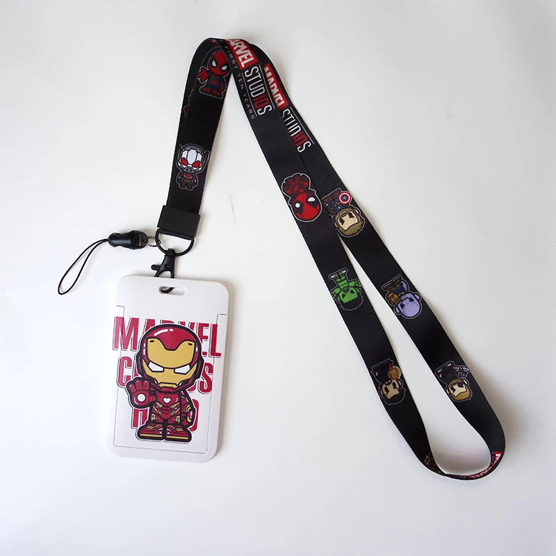 Anime Credential HolderCool Keychain Lanyard For Keys ID Card Sleeve Badge Holder Cartoon Keyring Neck