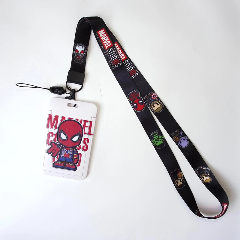 Anime Credential HolderCool Keychain Lanyard For Keys ID Card Sleeve Badge Holder Cartoon Keyring Neck