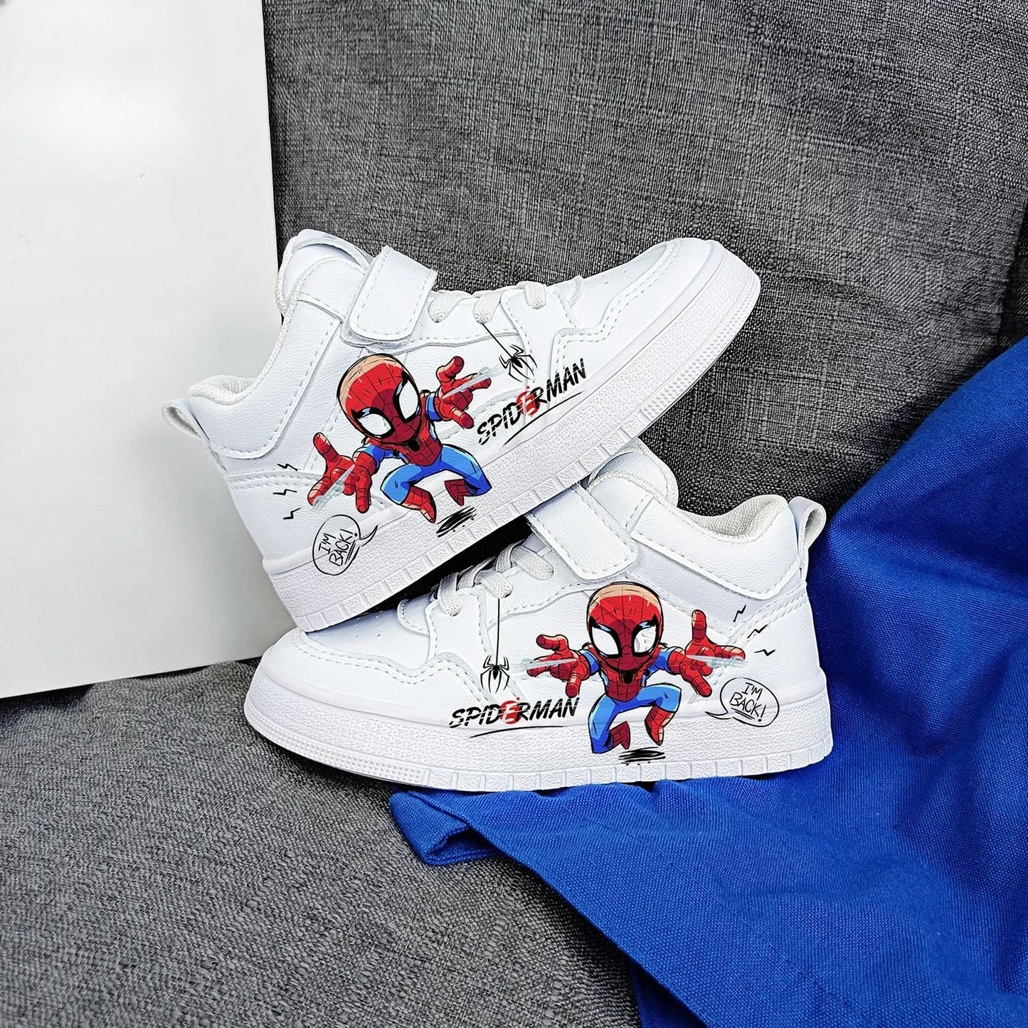 New Disney kids cartoon Spider-Man cute Casual shoes