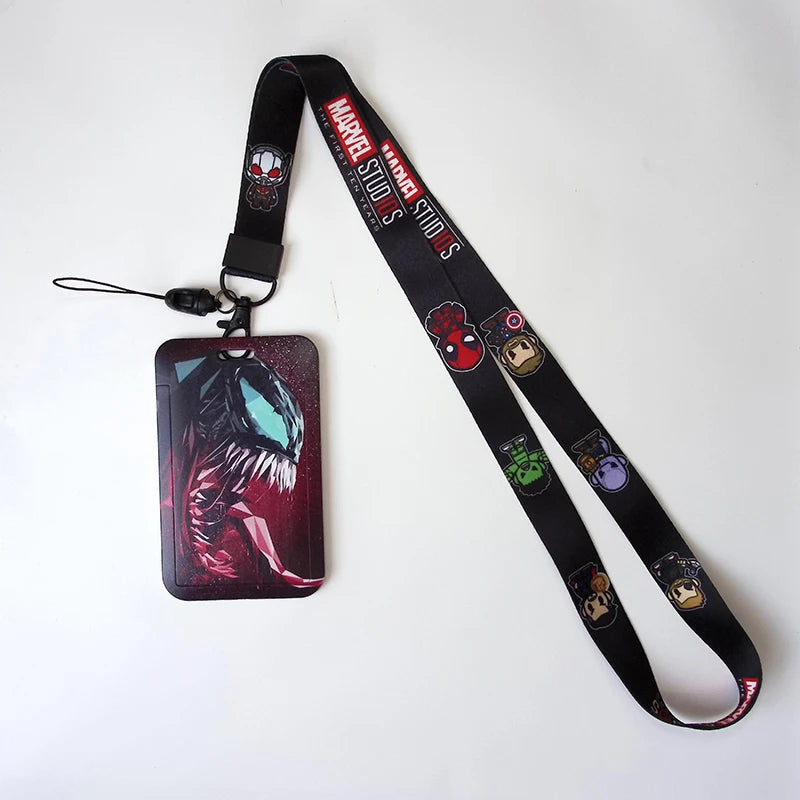 Anime Credential HolderCool Keychain Lanyard For Keys ID Card Sleeve Badge Holder Cartoon Keyring Neck