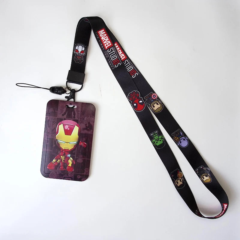 Anime Credential HolderCool Keychain Lanyard For Keys ID Card Sleeve Badge Holder Cartoon Keyring Neck