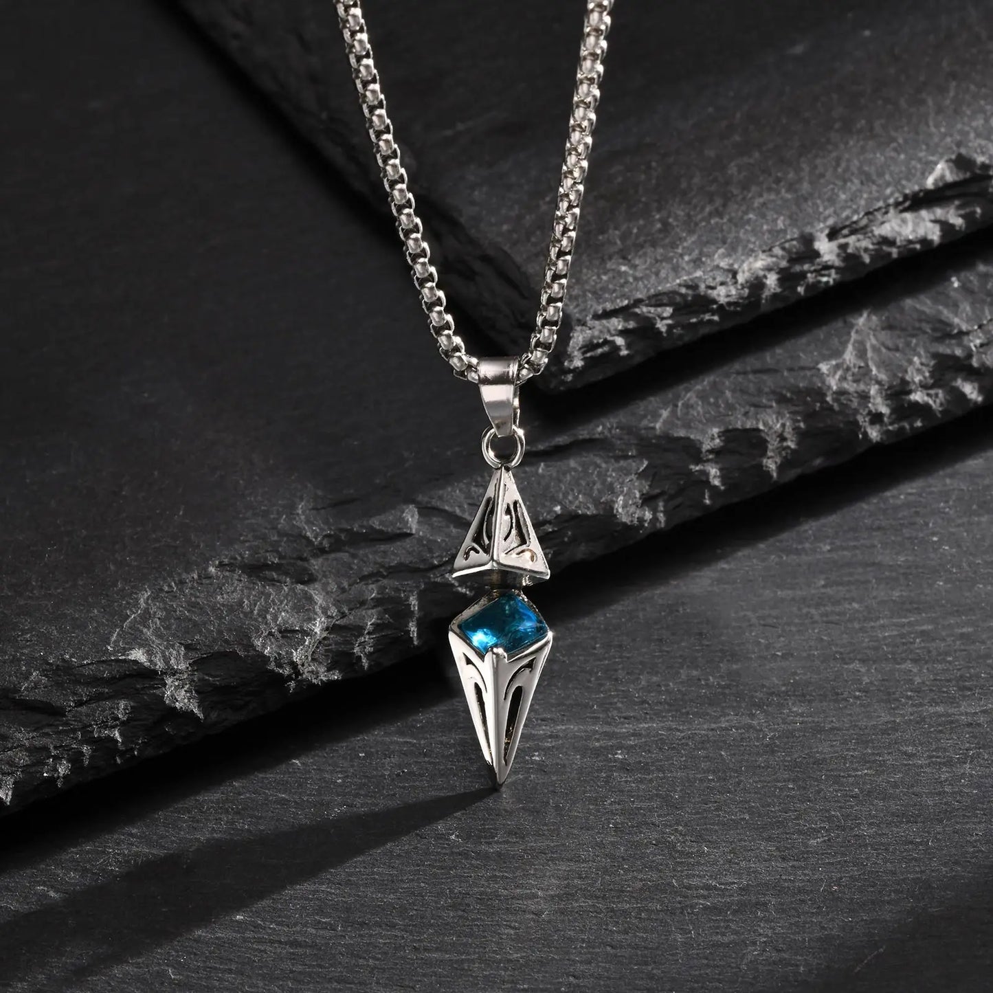 Stylish Blue Stone Necklaces