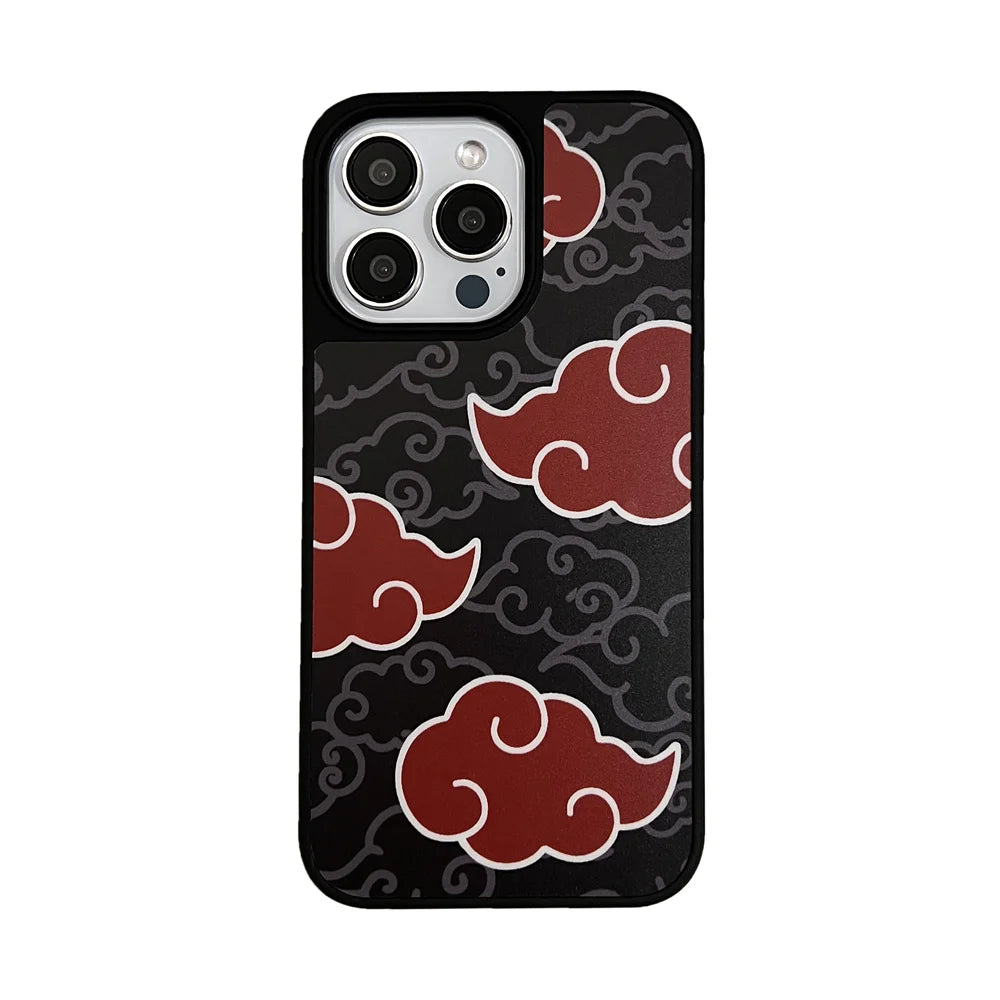 Bandai Anime Akatsuki Clouds Kurama Cases for iphone