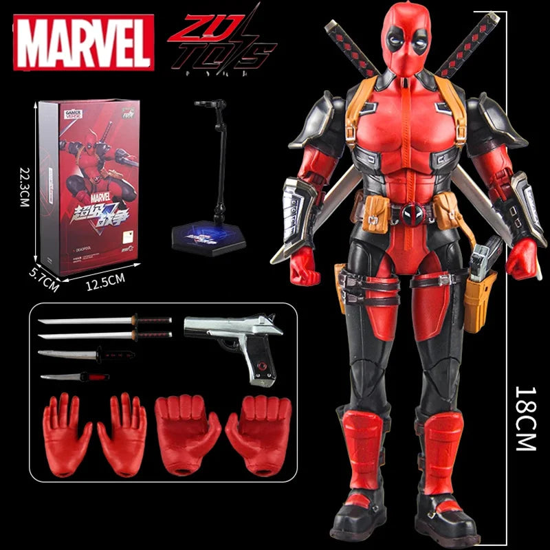 ZD Toys Deadpool & Wolverine Action figures Deadpool Boxed Wolverine