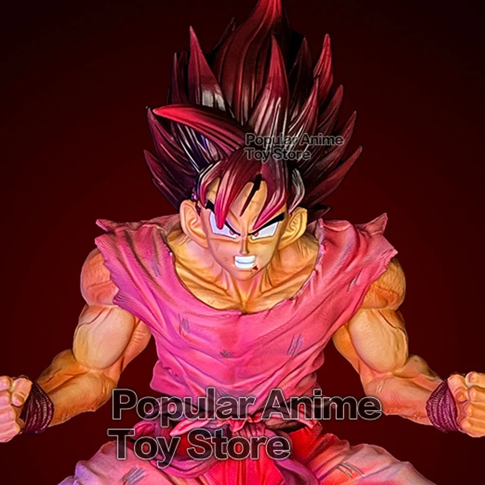 25cm/9.8in Anime Dragon Ball Z Figure Kaiouken Goku Figure