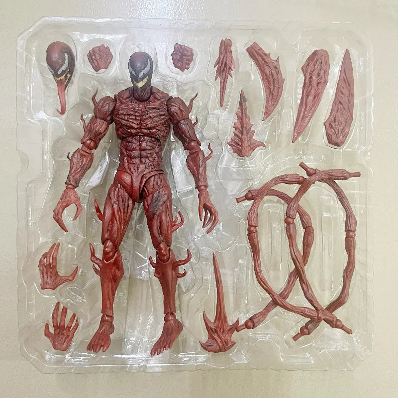 Red Venom Carnage Articulated Action Figure Model Toys