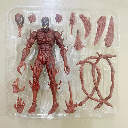 Red Venom Carnage Articulated Action Figure Model Toys