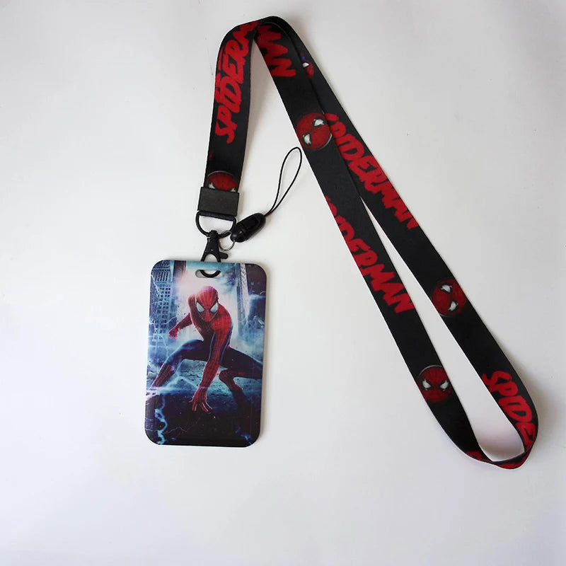 Anime Credential HolderCool Keychain Lanyard For Keys ID Card Sleeve Badge Holder Cartoon Keyring Neck