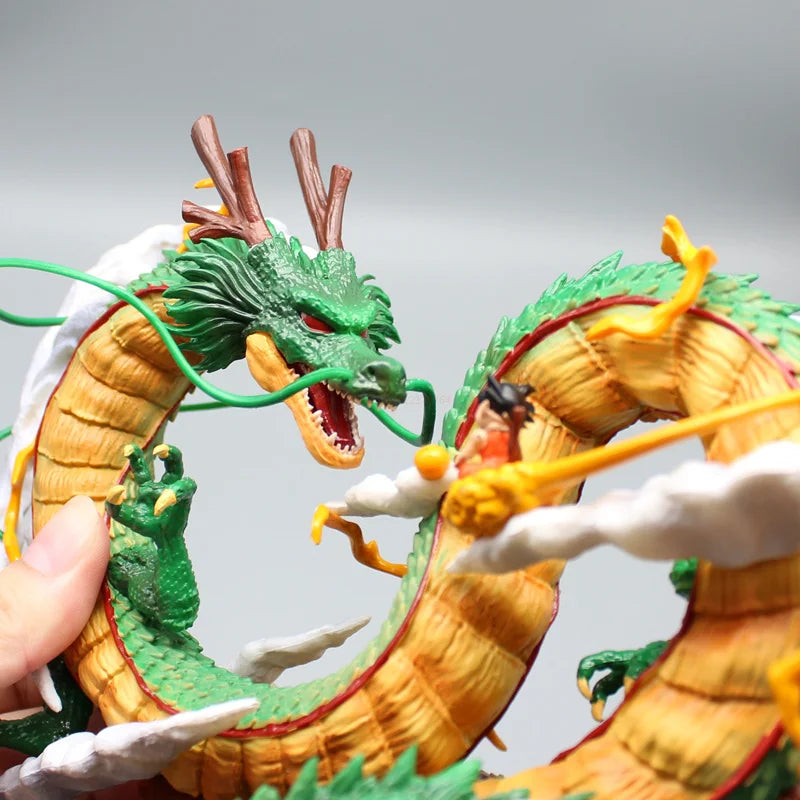 Dragon Ball Anime Figure 22cm Shenron Figures Goku And Shenron Figurine