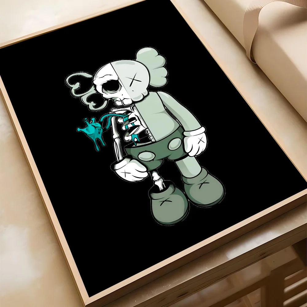 Graffiti Violent Teddy Bear Poster