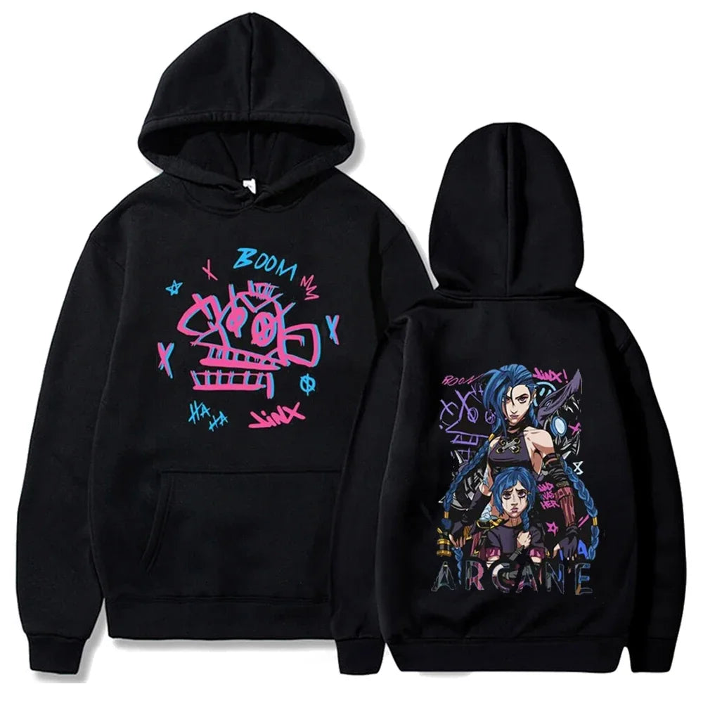 Arcane Jinx Graffiti Hoodies