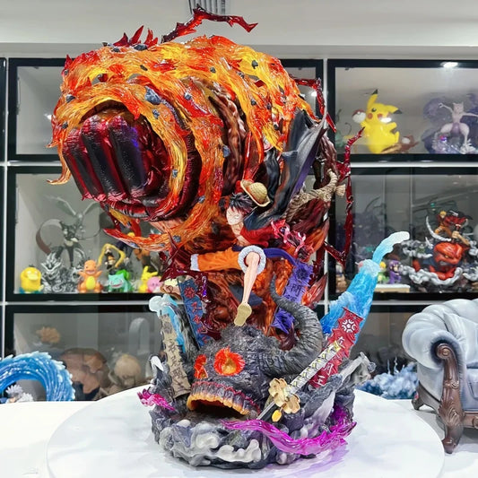 Luffy Gear 3 Figurine Red Roc