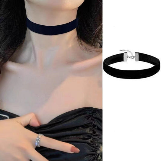 Gothic Style Black Velvet Choker Necklaces