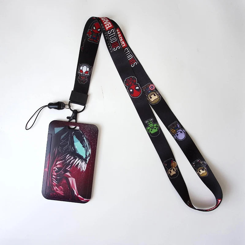 Anime Credential HolderCool Keychain Lanyard For Keys ID Card Sleeve Badge Holder Cartoon Keyring Neck