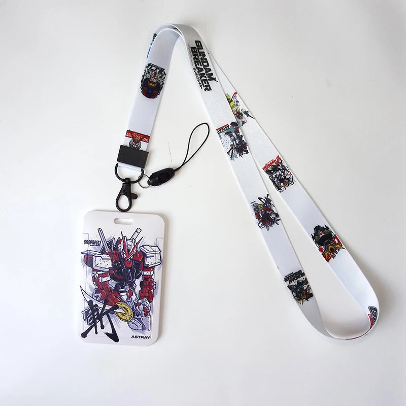 Anime Credential HolderCool Keychain Lanyard For Keys ID Card Sleeve Badge Holder Cartoon Keyring Neck