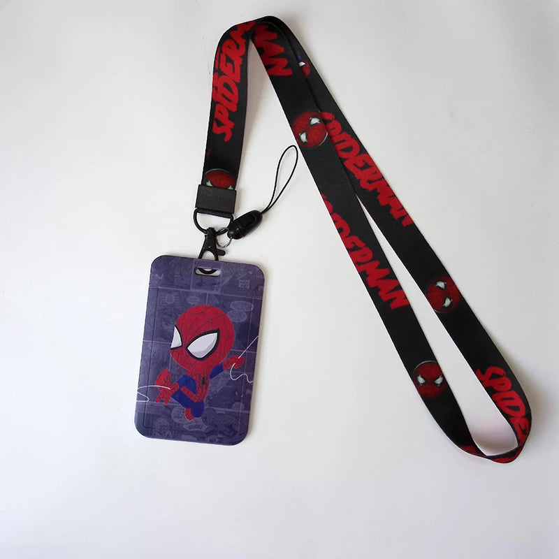 Anime Credential HolderCool Keychain Lanyard For Keys ID Card Sleeve Badge Holder Cartoon Keyring Neck