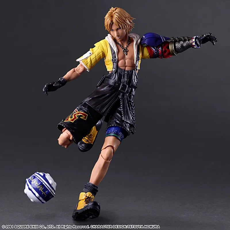 25CM NEW Anime Play Arts TIDUS Final Fantasy X Pvc Action Figure