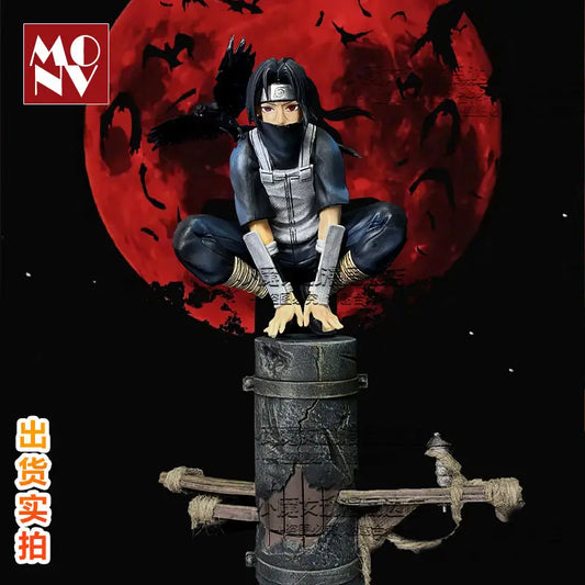 23cm Anime Naruto Anbu Uchiha Itachi Tsukuyomi Sharingan