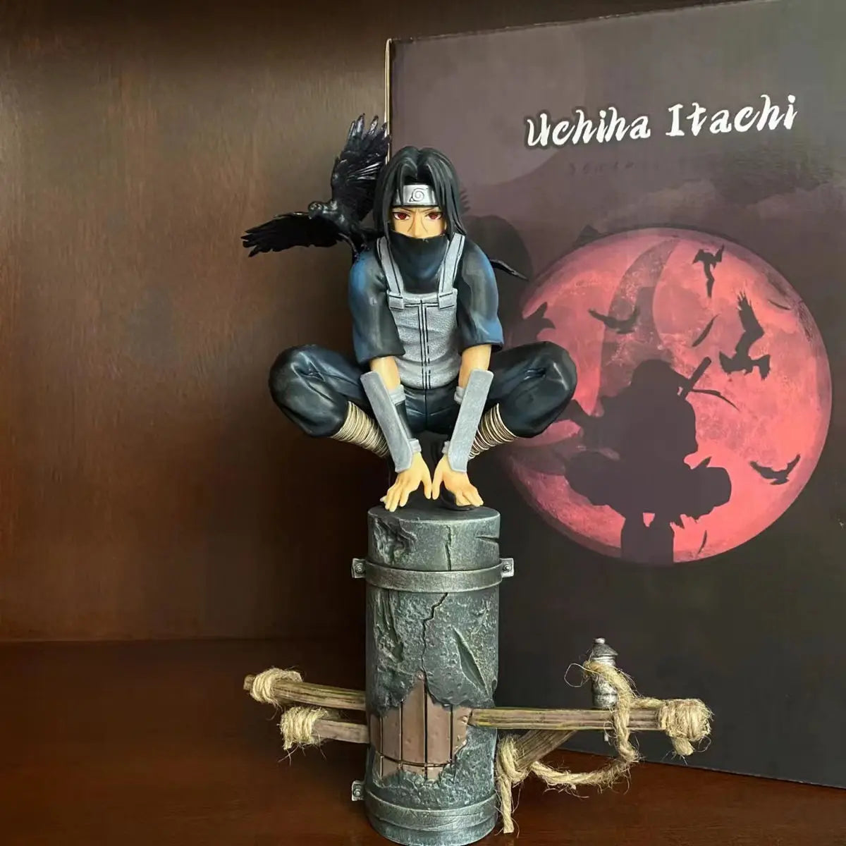 23cm Anime Naruto Anbu Uchiha Itachi Tsukuyomi Sharingan