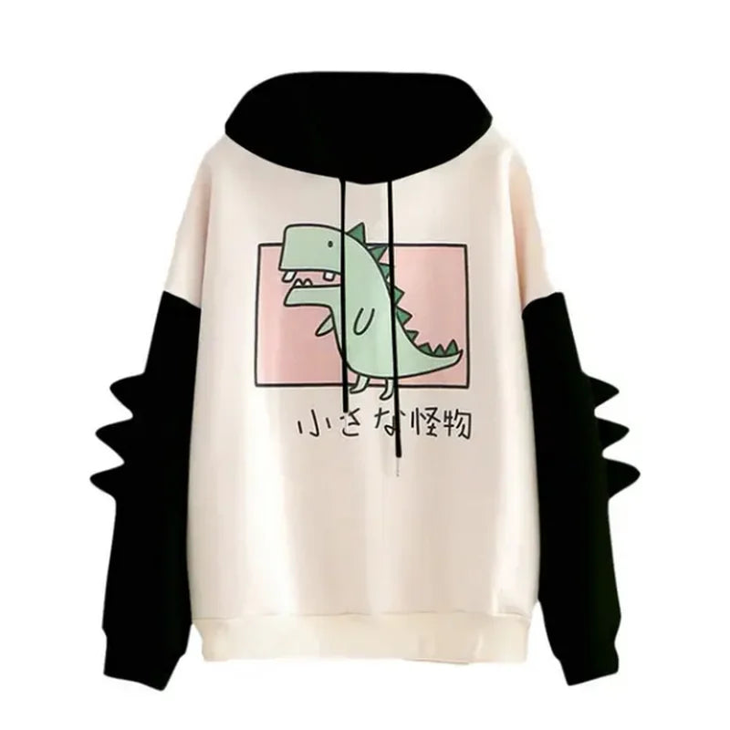 Cute Dinosaur Cartoon Hoodie