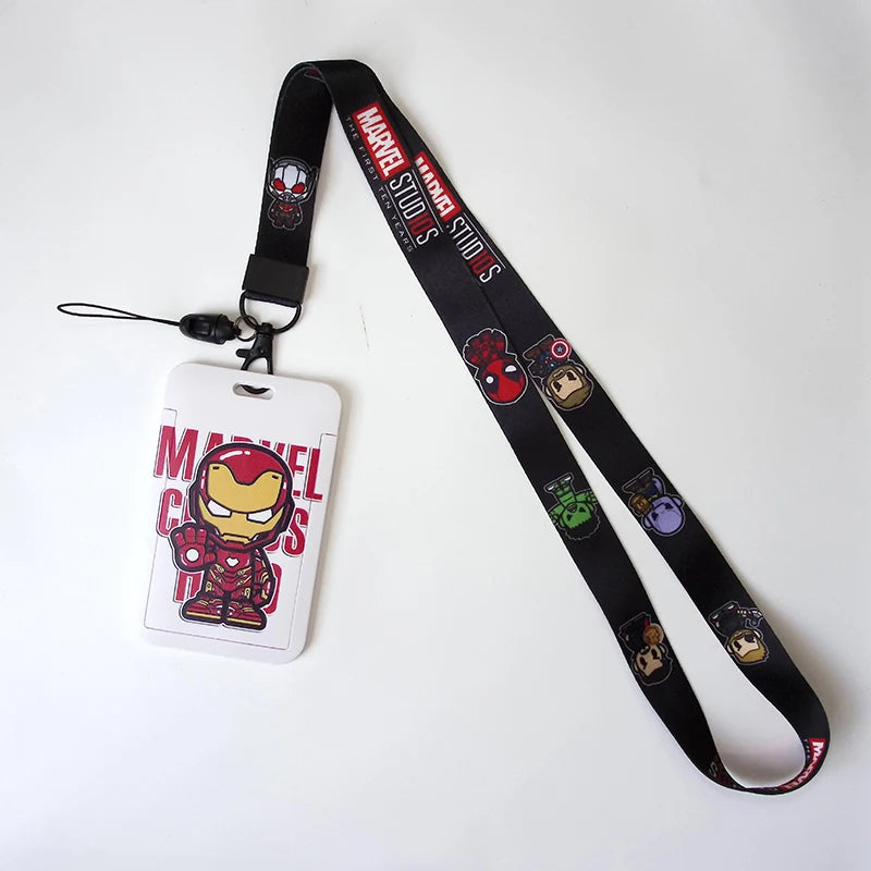 Anime Credential HolderCool Keychain Lanyard For Keys ID Card Sleeve Badge Holder Cartoon Keyring Neck