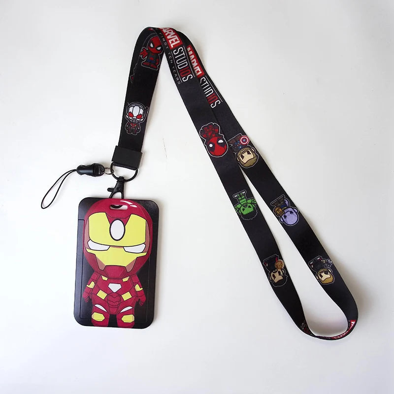 Anime Credential HolderCool Keychain Lanyard For Keys ID Card Sleeve Badge Holder Cartoon Keyring Neck