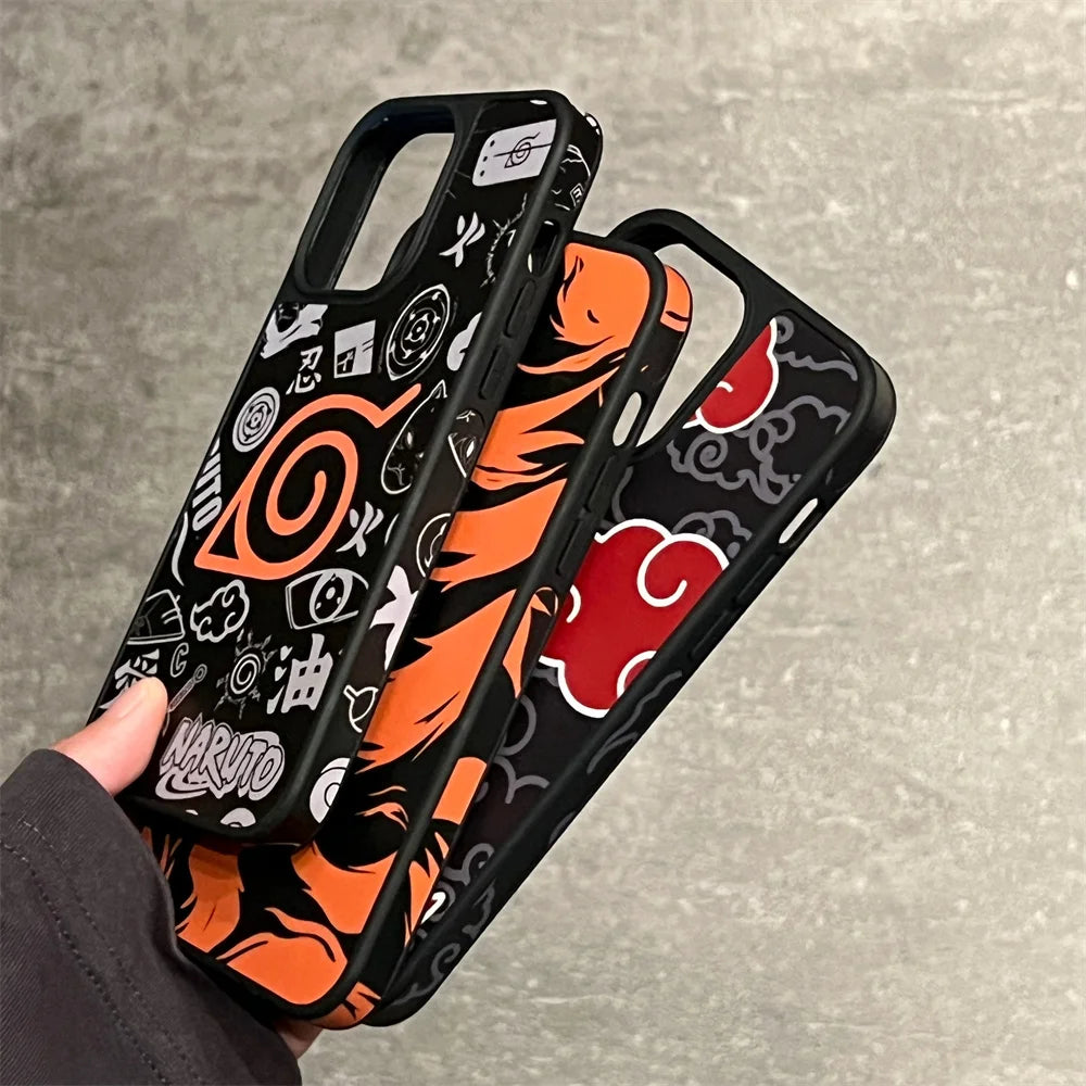 Bandai Anime Akatsuki Clouds Kurama Cases for iphone