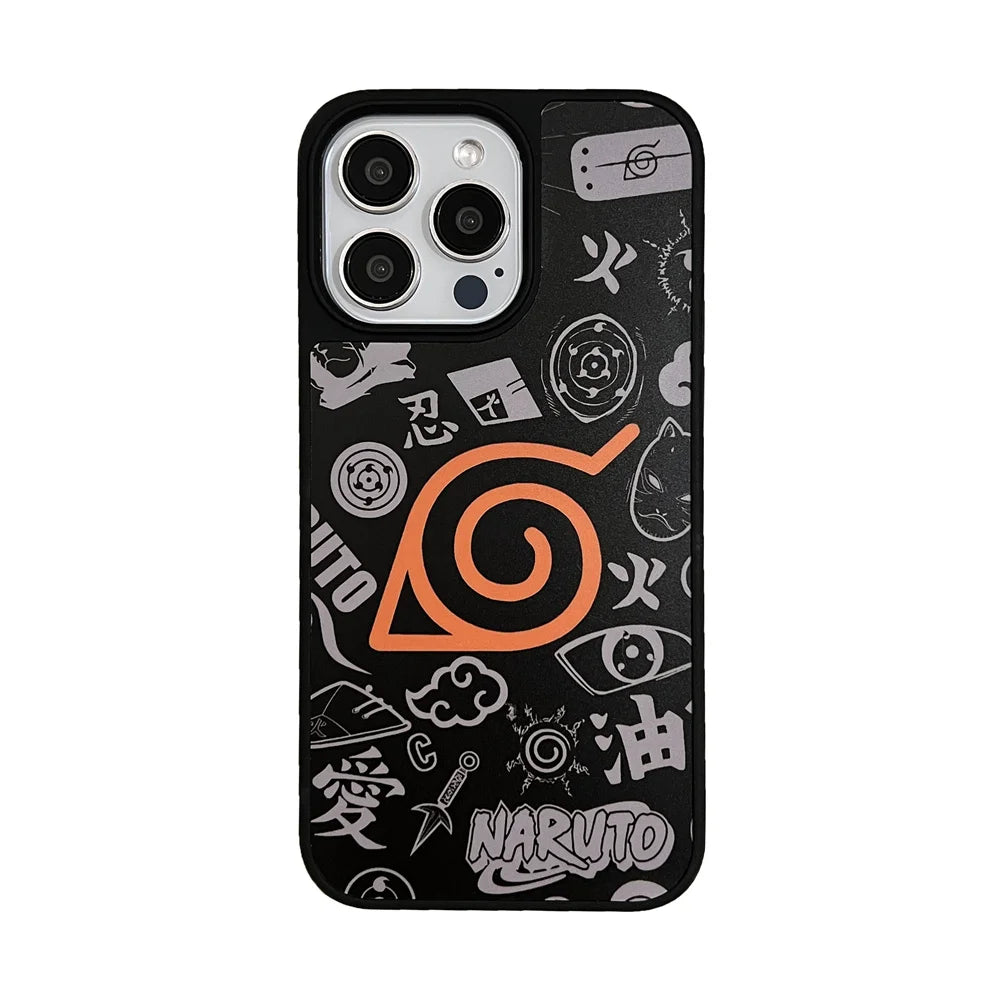 Bandai Anime Akatsuki Clouds Kurama Cases for iphone