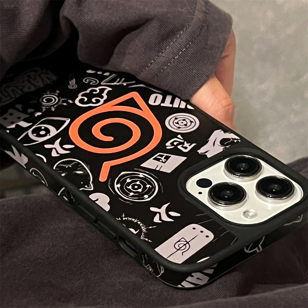 Bandai Anime Akatsuki Clouds Kurama Cases for iphone