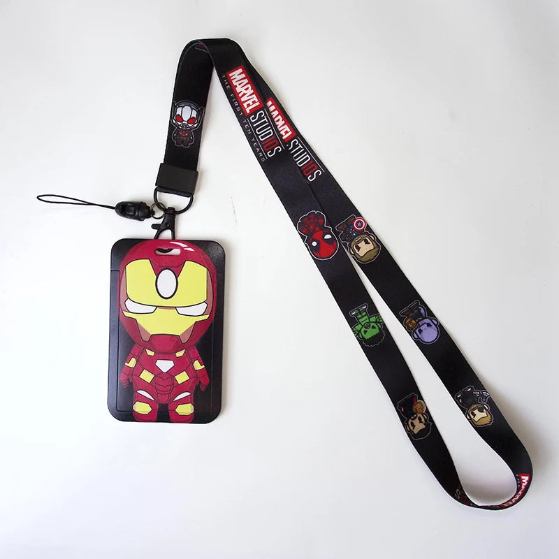 Anime Credential HolderCool Keychain Lanyard For Keys ID Card Sleeve Badge Holder Cartoon Keyring Neck