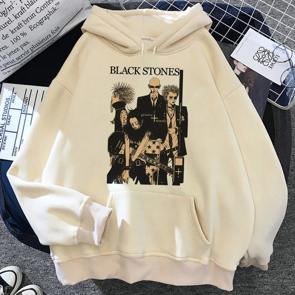 Nana hoodie streetwear anime sweater soft fabric winter